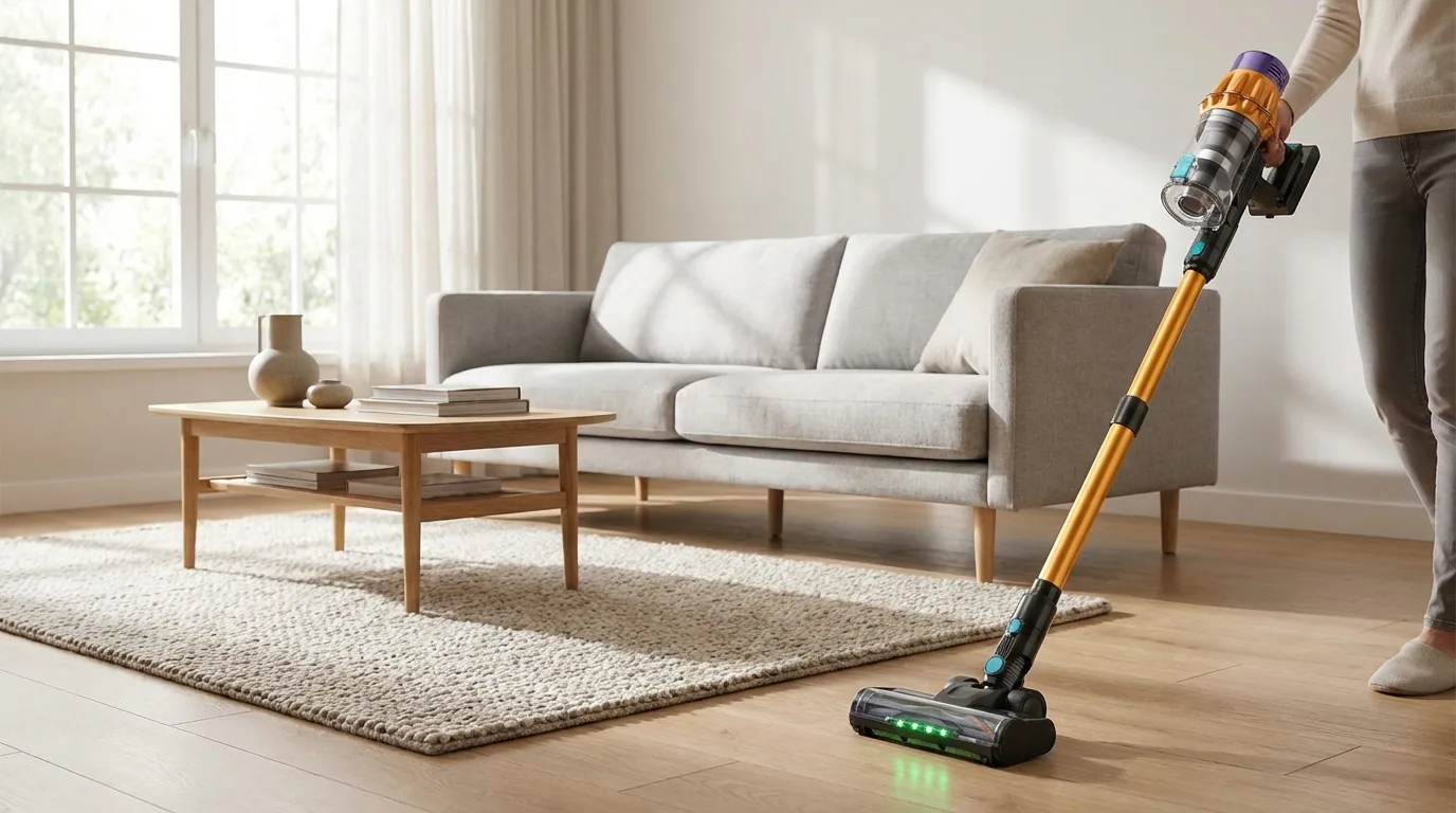 Hilio Cotair Pro 650W in Aktion auf Holzboden
