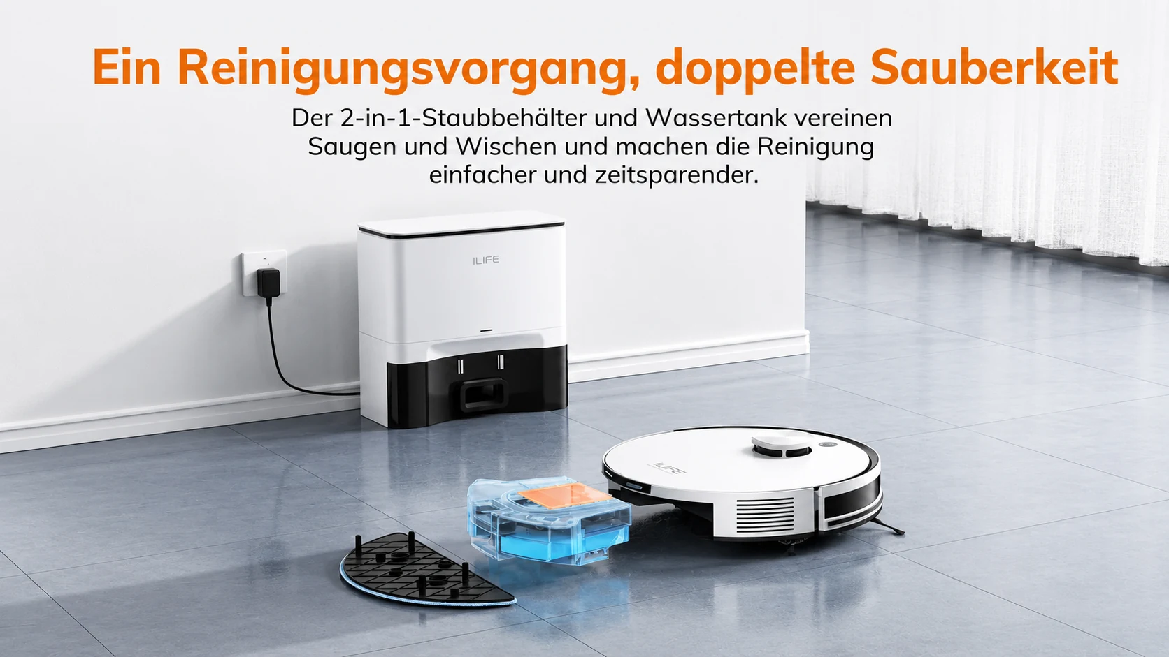 Eine Reinigung, doppelte Sauberkeit